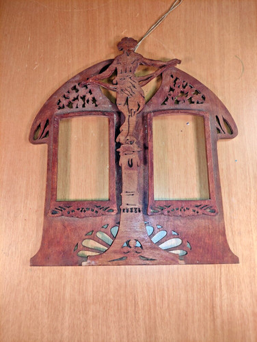 Portafoto legno intagliato - in,