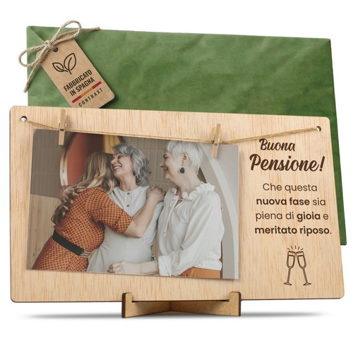 Portafoto legno contraxt - portafoto,